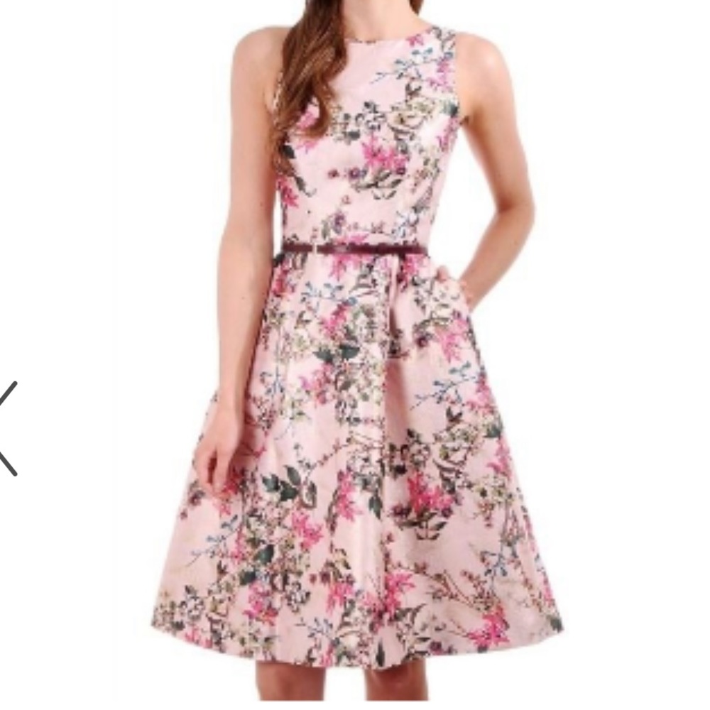 Ted Baker London Mid Pink Clarbel
Blossom V Back Jacquard Size 1 US 4